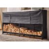 cover bâche pour range bûches stocker