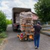 ballot de bois de chauffage sec séchoirs prêt à l'emploi mélange feuillus
