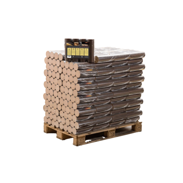 briquettes 100% hêtre premium 960kg (96 sacs de 10 kg)