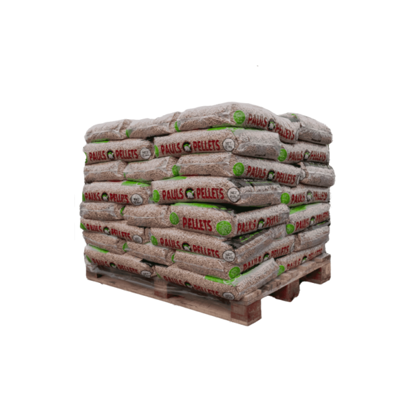 demi palette de granulés de bois pauls pellets 35 sacs 525kg
