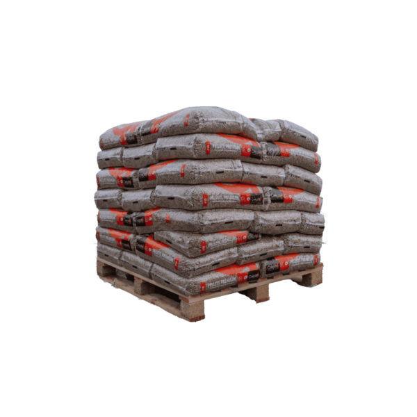 demi palette de granulés de bois sacs crépito